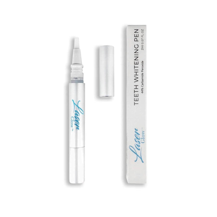 44% carbamide peroxide teeth whitening pen for advanced stain removal and brighter smiles.