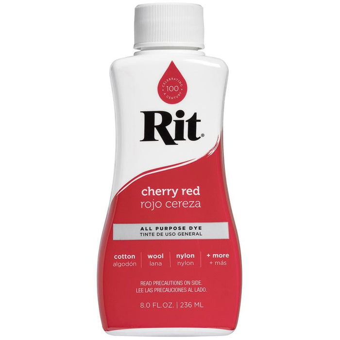 Scarlet Red Rit Dye Liquid All Purpose 8oz