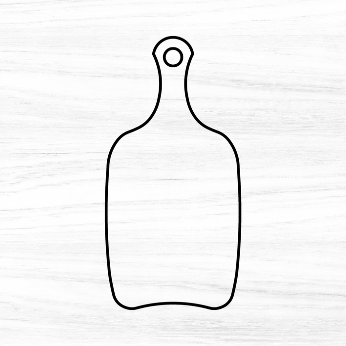 Serving Board "Traditional" Acrylic Router Template