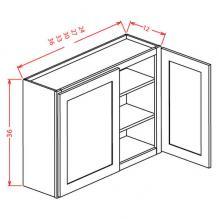 36″ Shaker Antique White Wall Cabinet – RTA Direct