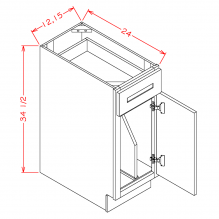 Shaker Antique White Base Cabinet – RTA Direct