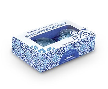 SHOWER BURST UNWIND, SET OF 2