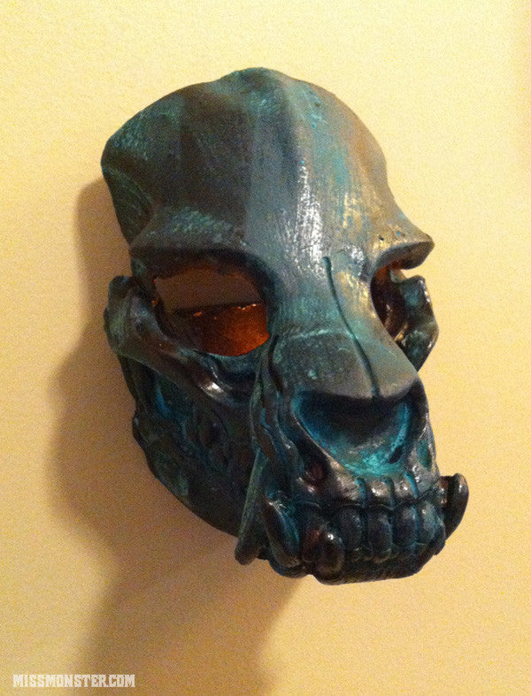 SKULL BEAST TEA LIGHT SCONCE