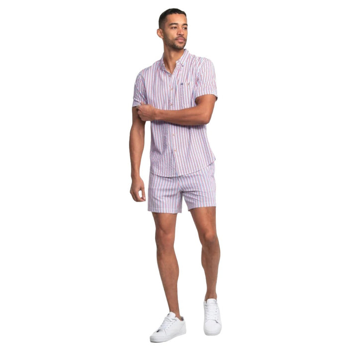 Southern Shirt Men's Clubhouse Seersucker Baja Short Sleeve