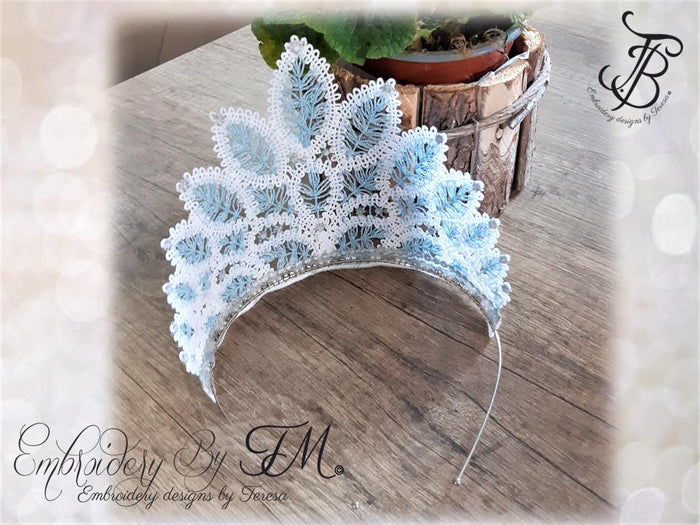 Tiara FSL bobbin lace / 6x10 hoop