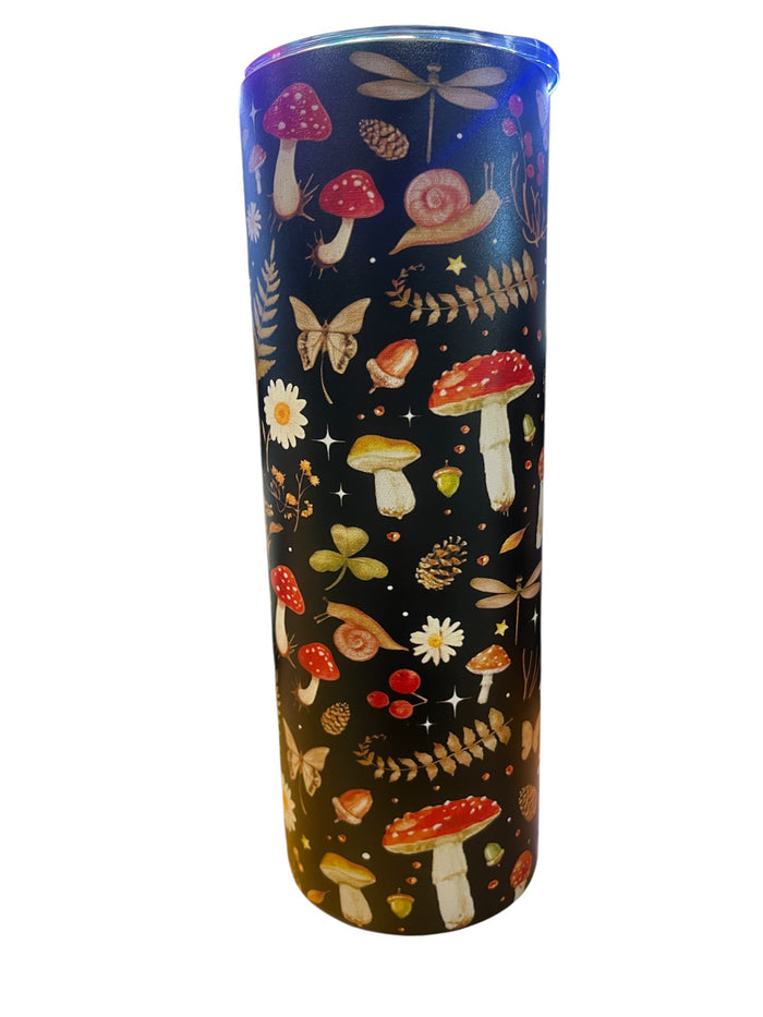 Floral with mushrooms