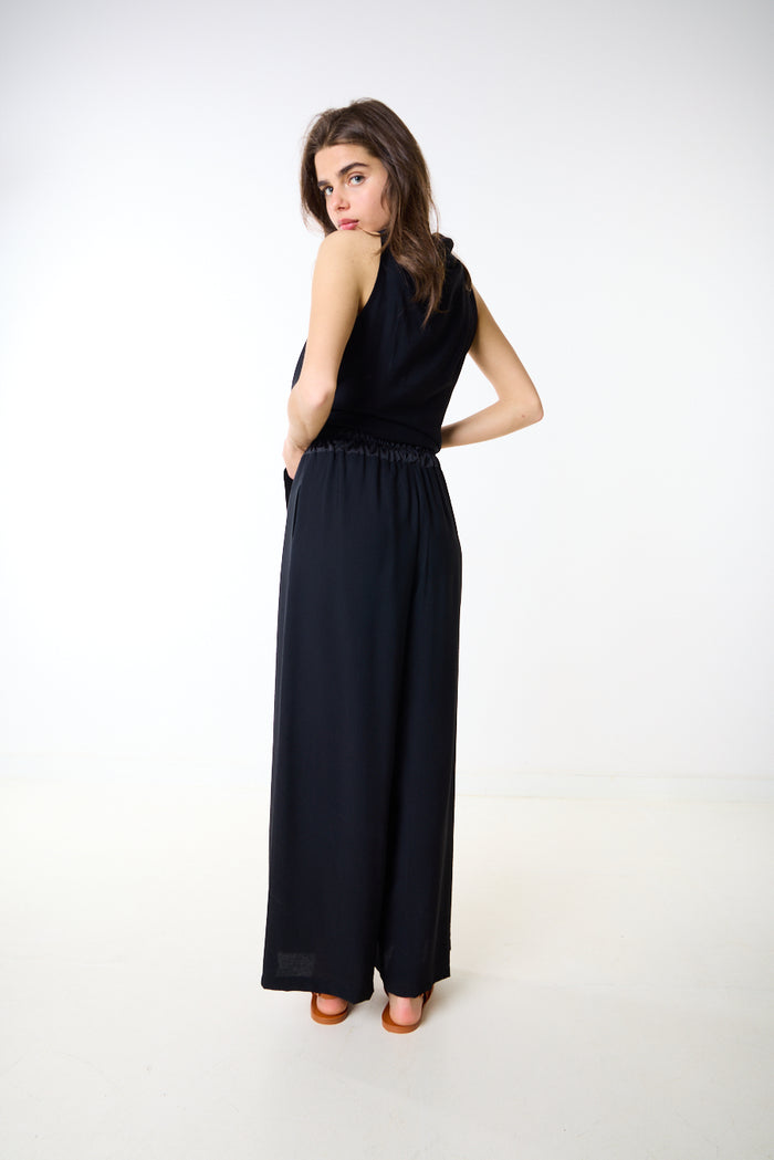 Wide leg flowy relaxed fit trouser wholesale