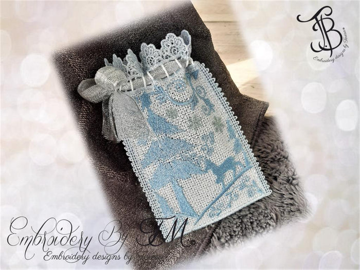 Winter small bag/5x7 hoop
