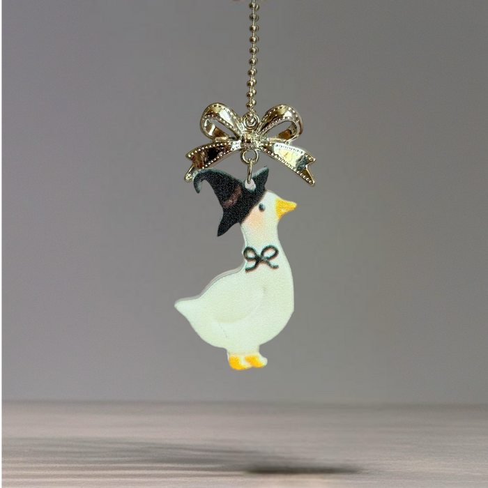 Witchy Waddle Goose Charm - Tumbler Handle Charm