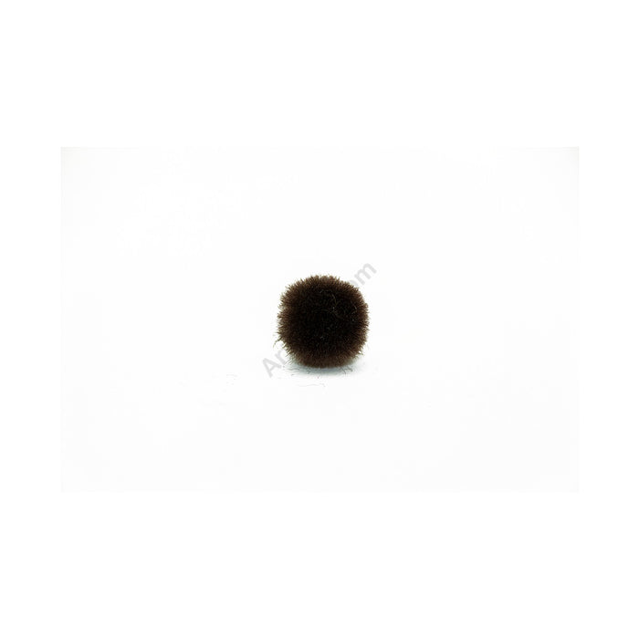 0.5 inch Brown Tiny Craft Pom Poms 100 Pieces - artcovecrafts.com
