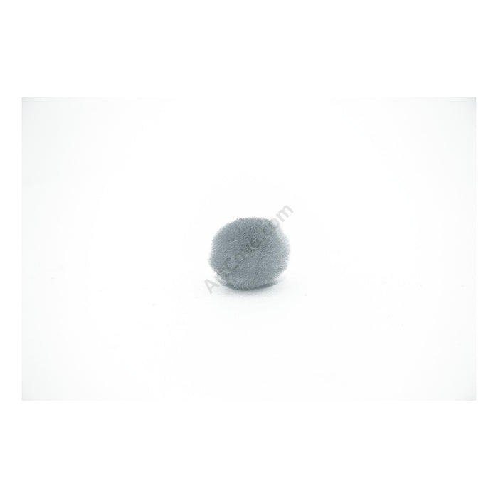 0.5 inch Grey Tiny Craft Pom Poms 100 Pieces - artcovecrafts.com