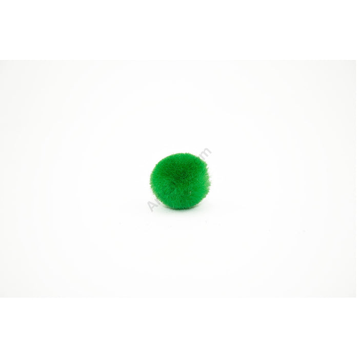 0.5 inch Kelly Green Tiny Craft Pom Poms 100 Pieces - artcovecrafts.com