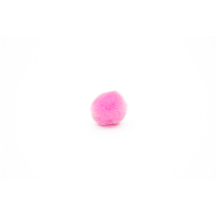 0.5 inch Pink Tiny Craft Pom Poms 100 Pieces - artcovecrafts.com