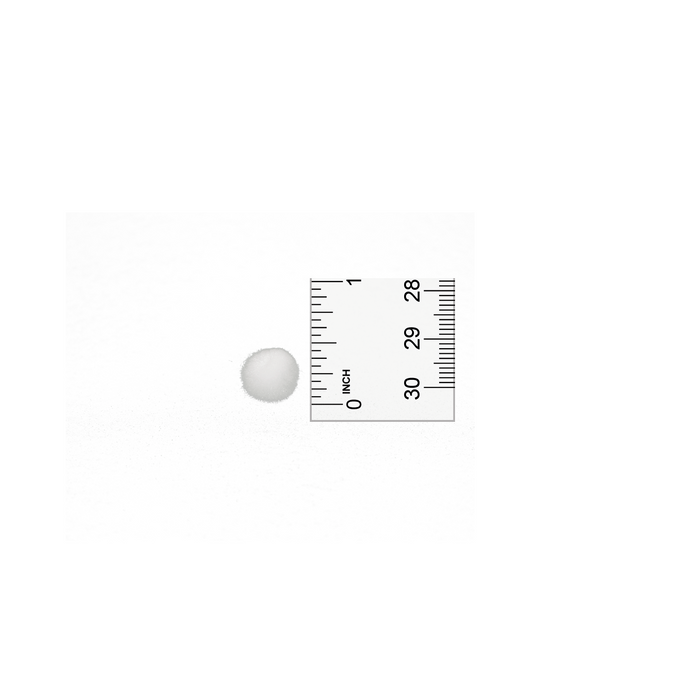 0.5 inch White Tiny Craft Pom Poms 100 Pieces - artcovecrafts.com