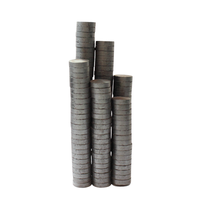 0.50 Inch 12mm Round Tiny Ceramic Magnets Bulk