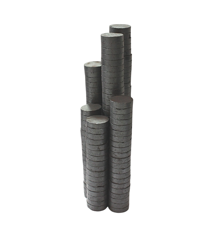 0.50 Inch 12mm Round Tiny Ceramic Magnets Bulk 144 Pieces for Crafts 1/8 inch thickness - artcovecrafts.com