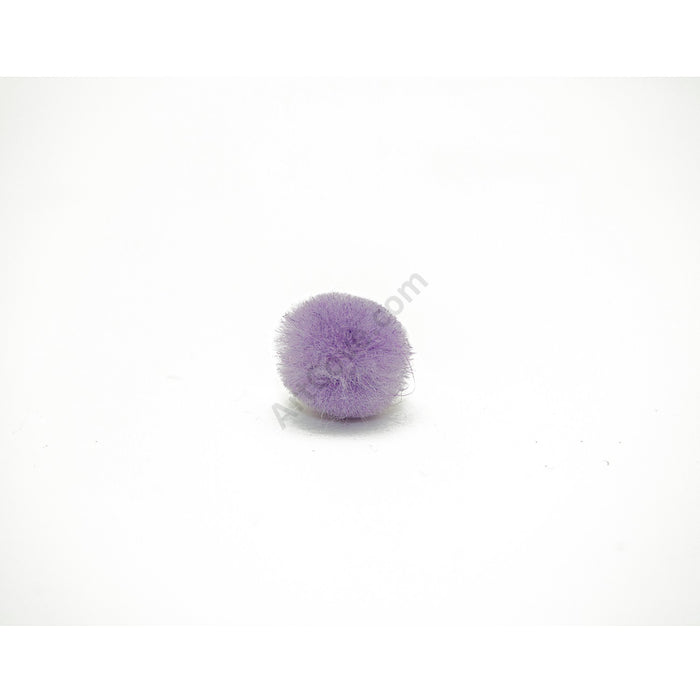 0.75 inch Lavender Mini Craft Pom Poms 100 Pieces - artcovecrafts.com