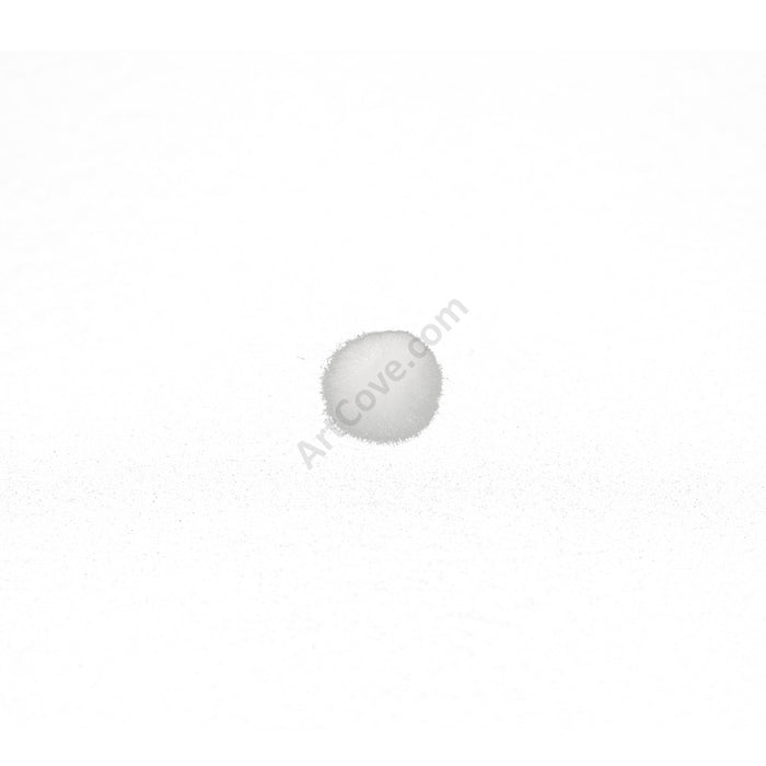 0.75 inch White Mini Craft Pom Poms 100 Pieces - artcovecrafts.com