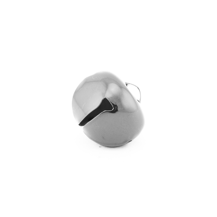 1 Inch 25mm Silver Craft Jingle Bells Charms 48 Pieces - artcovecrafts.com
