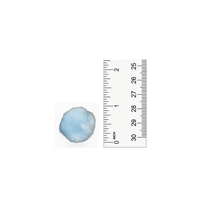 1 inch Light Blue Small Craft Pom Poms 100 Pieces - artcovecrafts.com