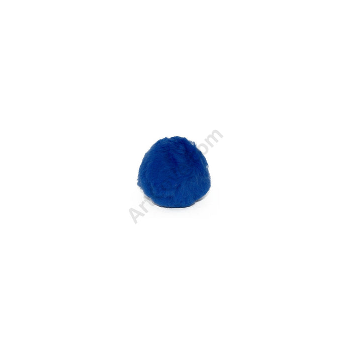 1 inch Royal Blue Small Craft Pom Poms 100 Pieces - artcovecrafts.com