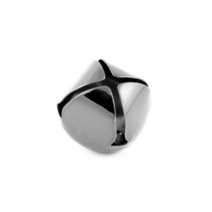 1 Inch Silver Craft Jingle Bells 18 Pieces - artcovecrafts.com