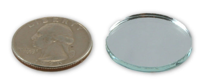 1 inch Small Craft Mini Round Mirrors Bulk 50 Pieces Mirror Small Mosaic Tiles - artcovecrafts.com
