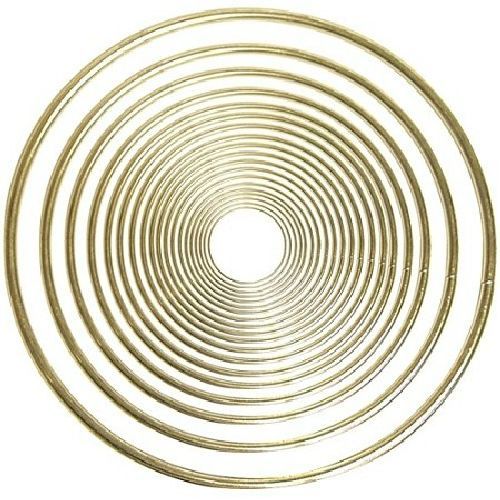 10 Inch Gold Metal Rings Hoops for Crafts Bulk Wholesale 6 Pieces