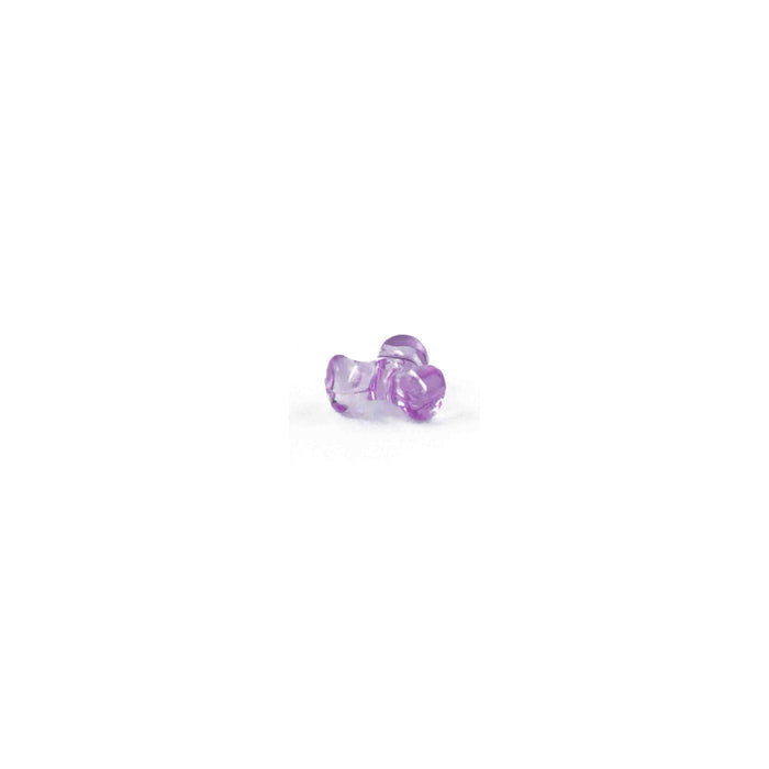 11 mm Acrylic Lavender Tri Beads Bulk 1,000 Pieces - artcovecrafts.com