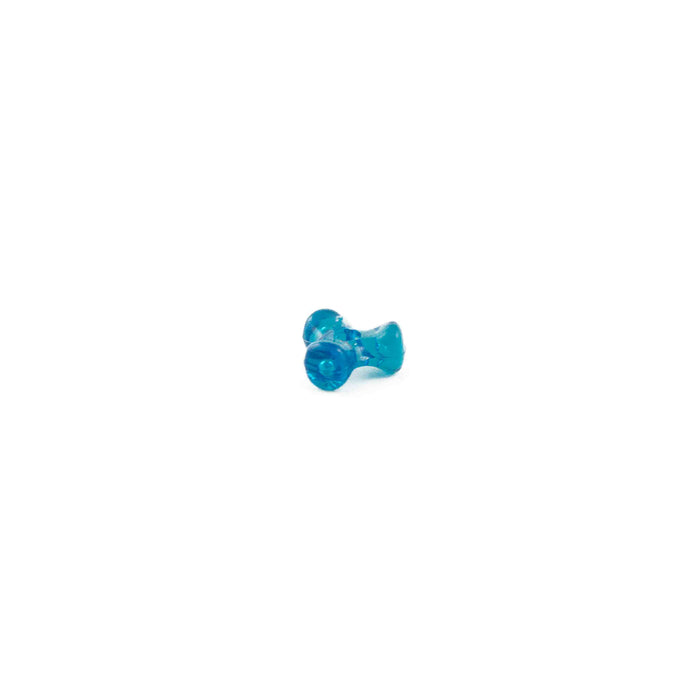 11 mm Acrylic Turquoise Tri Beads Bulk 1,000 Pieces - artcovecrafts.com