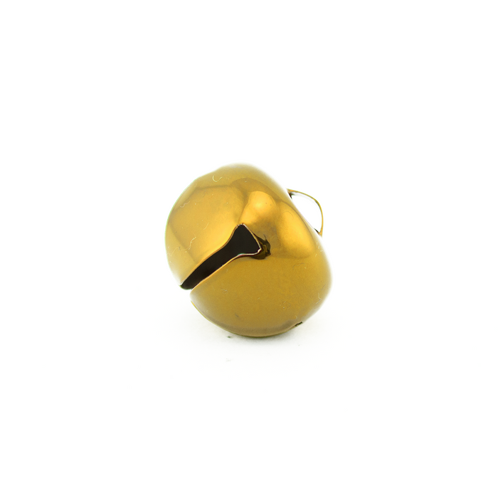 1.25 inch 30mm Large Gold Jingle Bells Bulk 100 Pieces - artcovecrafts.com