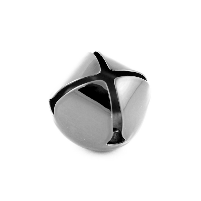 1.5 Inch 36mm Extra Large Giant Jumbo Silver Craft Jingle Bells Bulk 100 Pieces - artcovecrafts.com