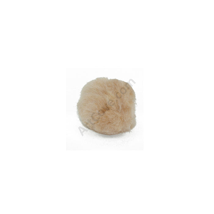 1.5 inch Beige Craft Pom Poms 50 Pieces - artcovecrafts.com
