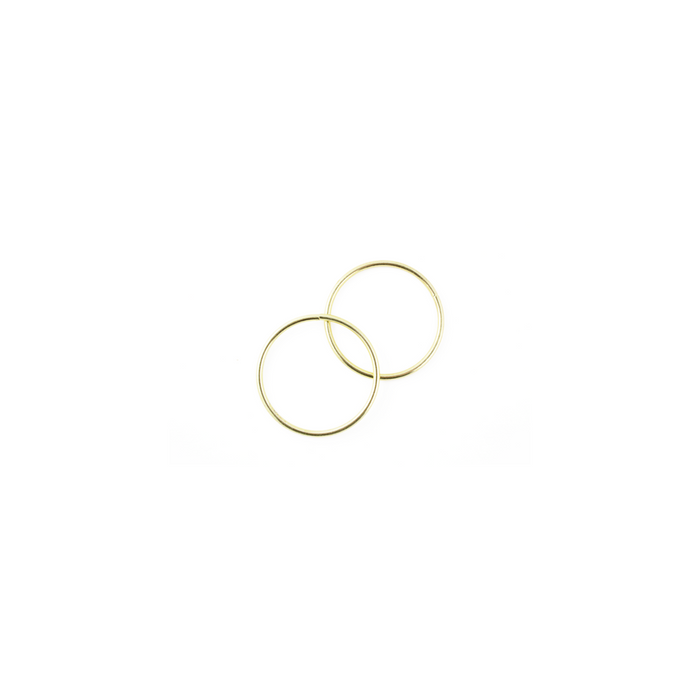 1.5 Inch Gold Metal Rings Hoops for Crafts Bulk Wholesale 20 Pieces