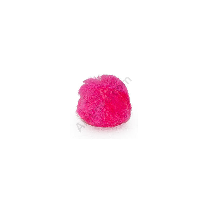 1.5 inch Neon Pink Craft Pom Poms 50 Pieces - artcovecrafts.com