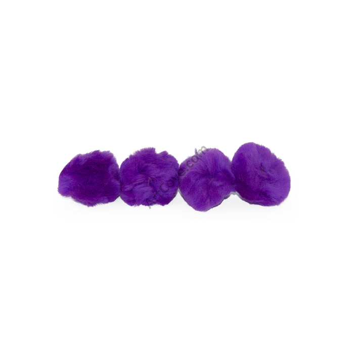 1.5 inch Purple Craft Pom Poms 50 Pieces - artcovecrafts.com