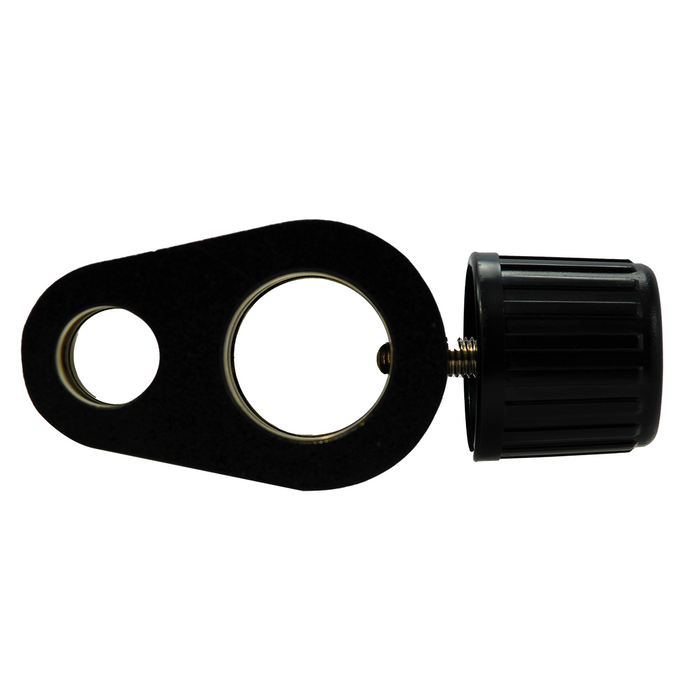 2 Hole Adapter, Post Stand to Flexible Arm, 37.2mm to 22.2mm
