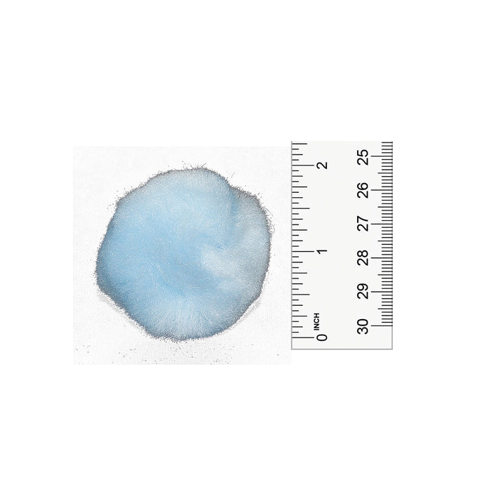 2 Inch Light Blue Craft Pom Pom 25 Pieces - artcovecrafts.com