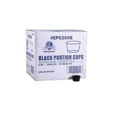 2 OZ PORTION CUP / EMPRESS / B LACK (50/50/2500)