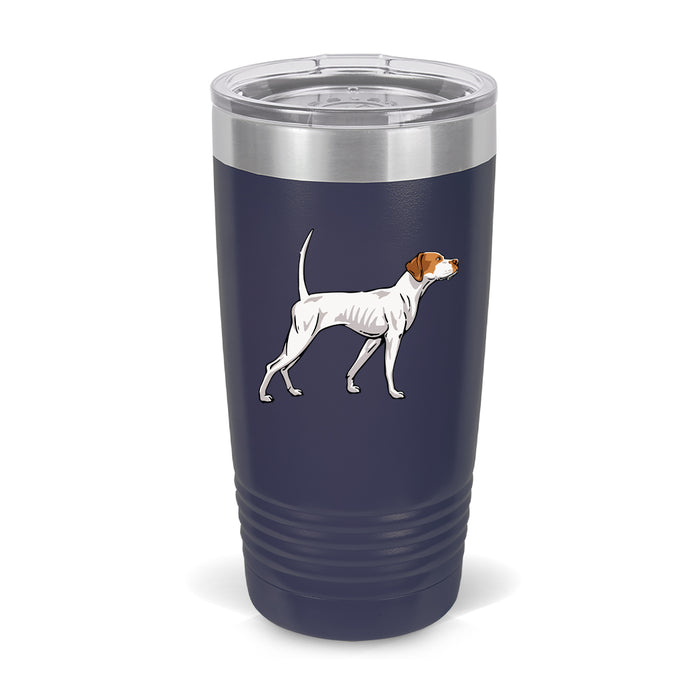 Orange and White / Navy Blue