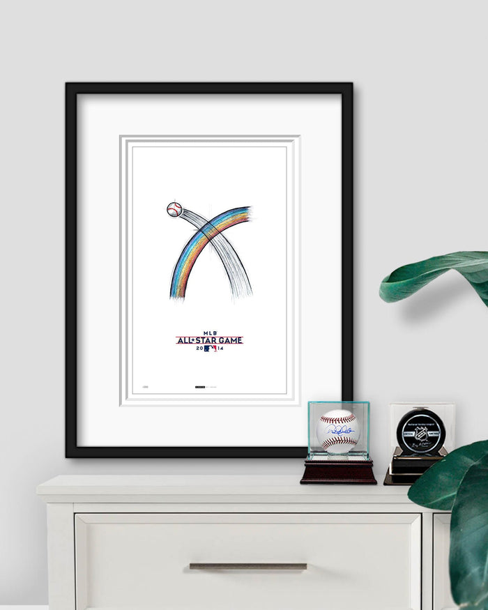2014 MLB All-Star Game Sketch Poster Print