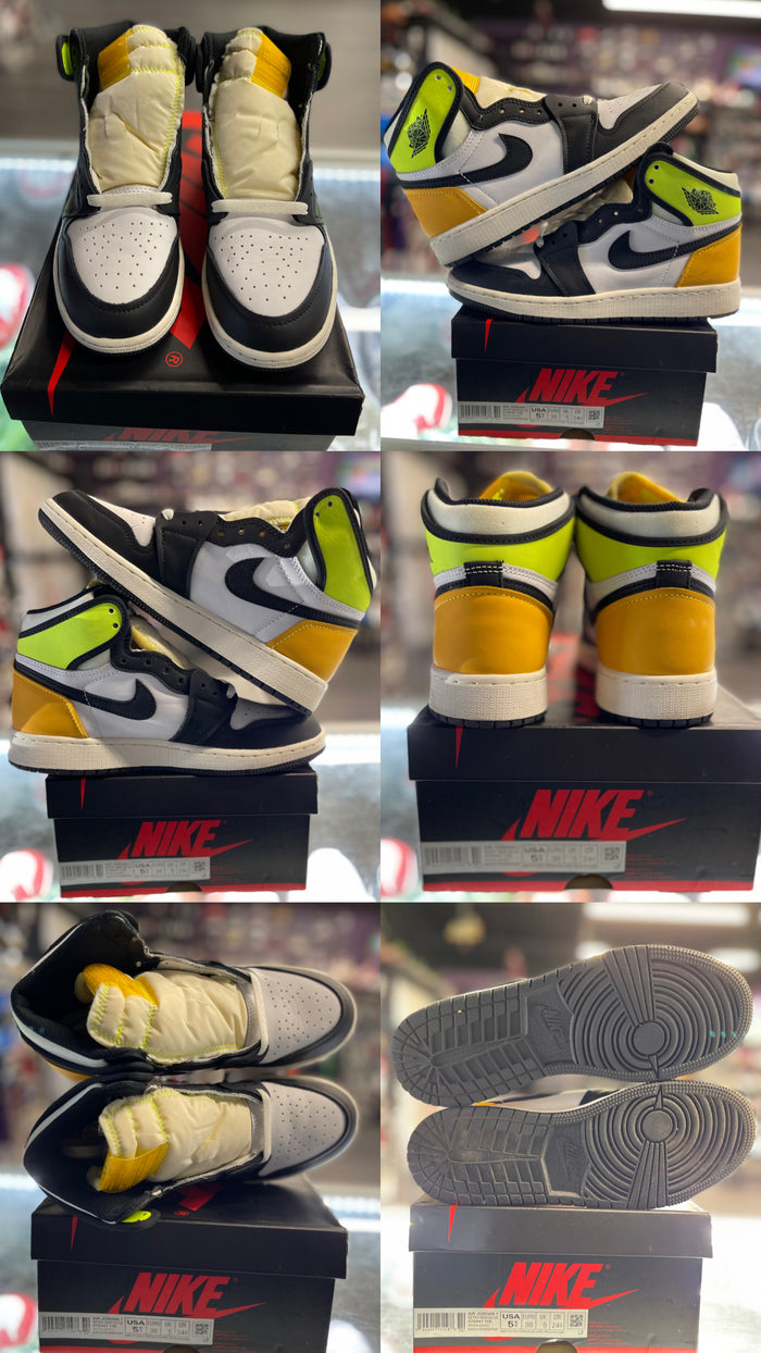 2021 Air Jordan Retro 1 "Volt University Gold" (GS)