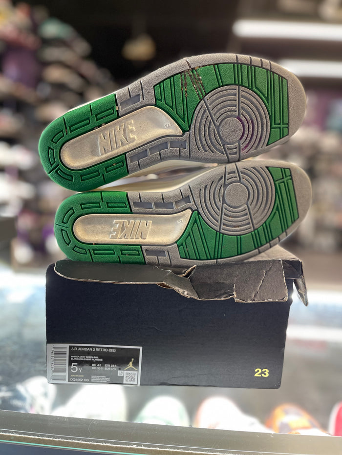 2023 Air Jordan Retro 2 "Lucky Green" (GS)