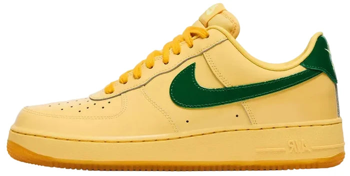 2026 Nike Air Force 1 Low "Patent Leather Topaz Gold Pine Green"