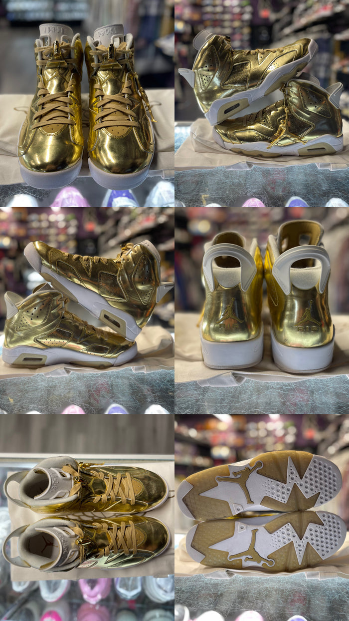 2026 Air Jordan Retro 6 "Pinnacle Metallic Gold"