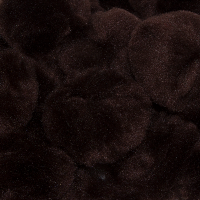 2.5 Inch Brown Large Craft Pom Poms - artcovecrafts.com