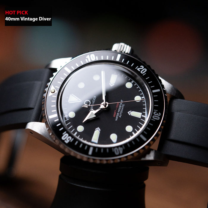 28.5mm DWC VD03 Black Dial with C3 Superlume for TMI NH series