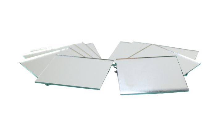 3 inch Glass Craft Small Square Mirrors