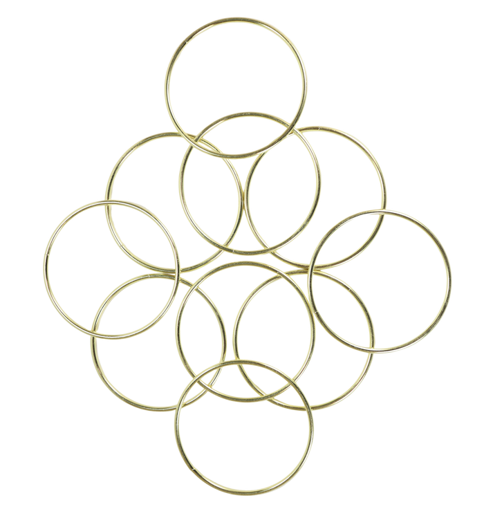3 inch gold metal rings for Crafts Bulk
