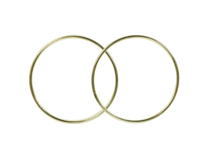 3 Inch Gold Metal Rings Hoops for Crafts Bulk Wholesale 10 Pieces - artcovecrafts.com